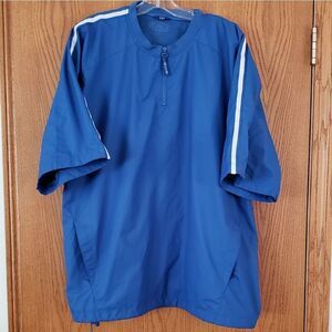 Men's Blue Elite Mesh Lined Golf Shirt Sz 2X